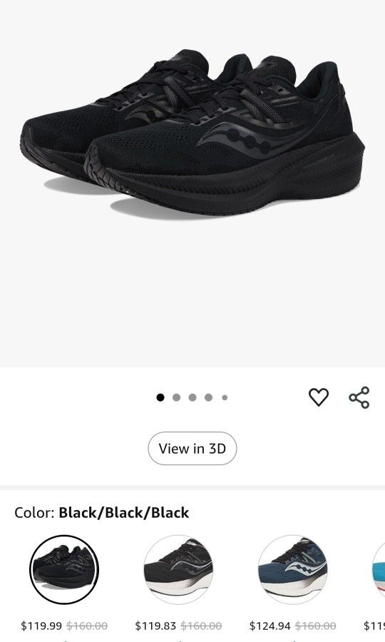 New! Saucony Triumph 20 (Please Read)