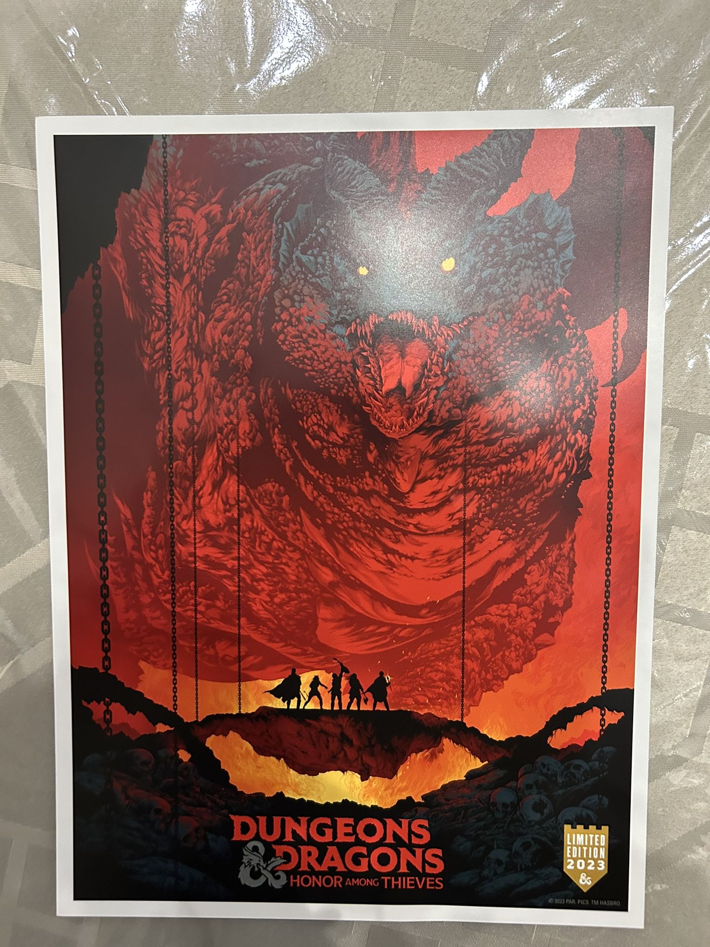 Dungeons and Dragons Lithograph