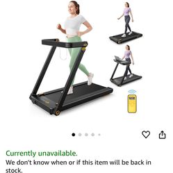 UREVO Treadmill with Desk, 3 in 1 Foldable Treadmill with Removable Desk, Install Free Under Desk Treadmill, 3HP Powerful Walking Treadmill for Office