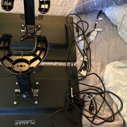 planar monitor 60hz Duel Monitor Easy Set Up And Adjustable Stand Solid Set Up