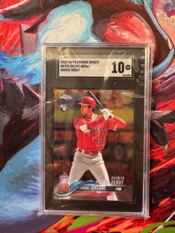 Shohei Ohtani rookie Topps Chrome update