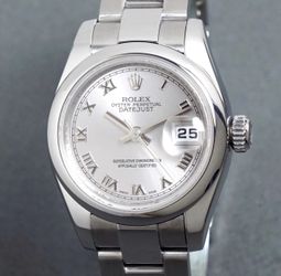 Ladies Rolex stainless steel box and papers