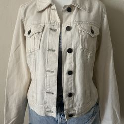 BBJ Cream Color Denim Jacket