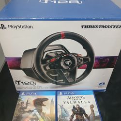PlayStation Simulator Steering Wheel Plus Games.