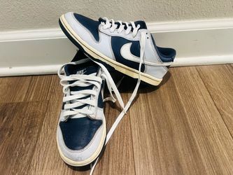 Nike Dunk Low Football Grey Midnight Navy (GS)