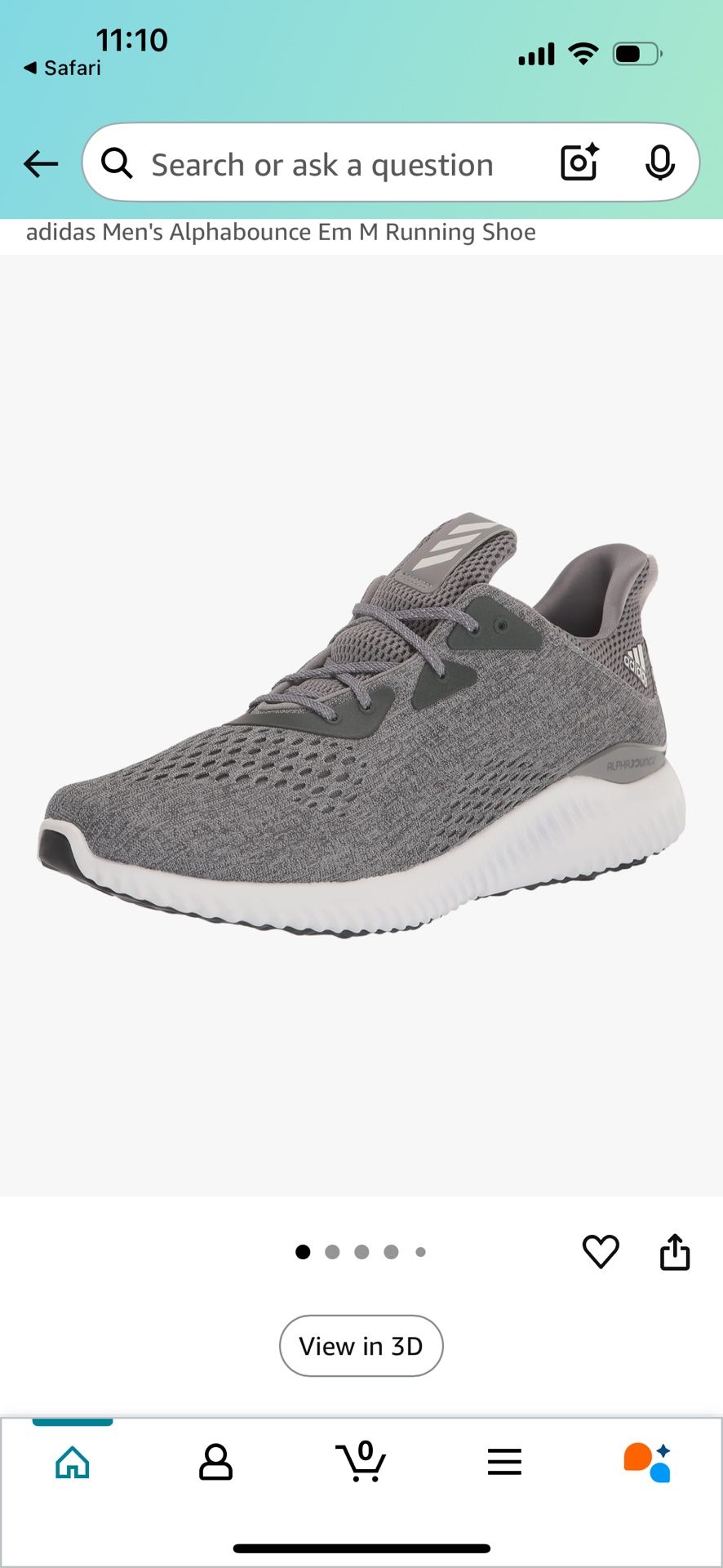 Adidas Men Alphabounce Em Running