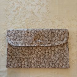 Double Sided Wallet - Tan / White - 5” X 8”
