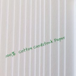 Cotton Cardstock Paper 31x43” 111 lb / 300 gsm Super White