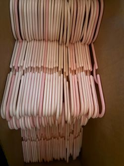PINK baby hangers