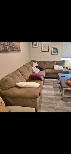 Beige Sectional Sofa