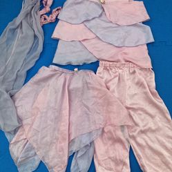 Sarah’s Silks Pink/Purple Outfit Size Small