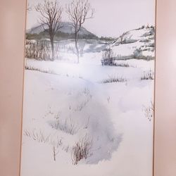 18 3/4”X14 3/4” Professionally Framed Original Artwork
