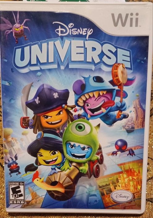 Disney Universe Nintendo Wii Video Game Pixar Cartoon Show