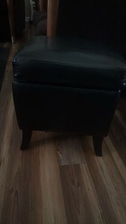 Leather Ottoman