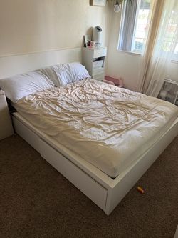 IKEA queen bed frame