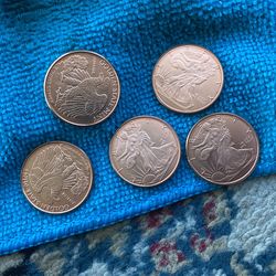 Copper Coins 5 Piece