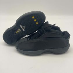 ADIDAS CRAZY 1 KOBE BASKETBALL SNEAKERS MEN SHOES BLACK SIZE 11 1/2