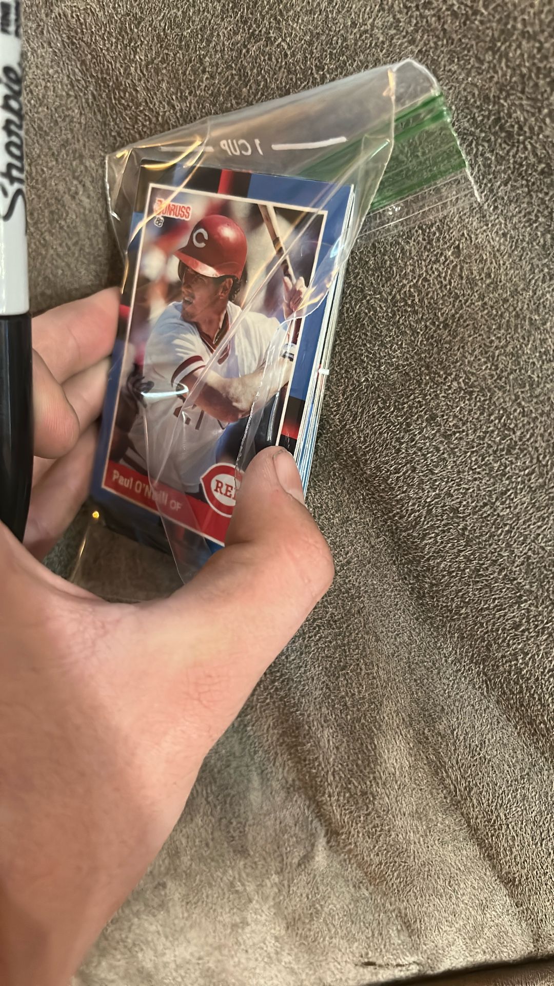 Random Baseball Cards Vin