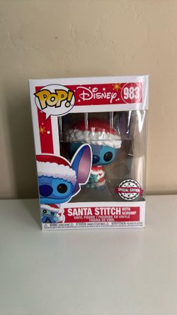 Santa stitch funko pop special edition
