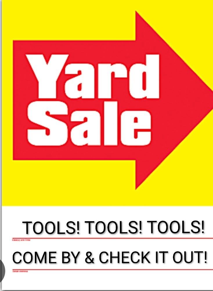 Lots Of Tools For Sale ( Garage Sale 09/27)