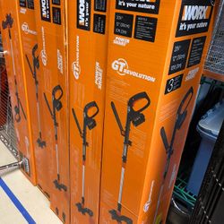 WORX PowerShare 20-volt 12-in Telescopic Shaft Battery String Trimmer 4 Ah (Battery Included) (Charger Included) Item # | Model #WG170.3