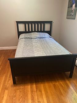 Beautiful Black Hemnes Full Bed frame (from IKEA)