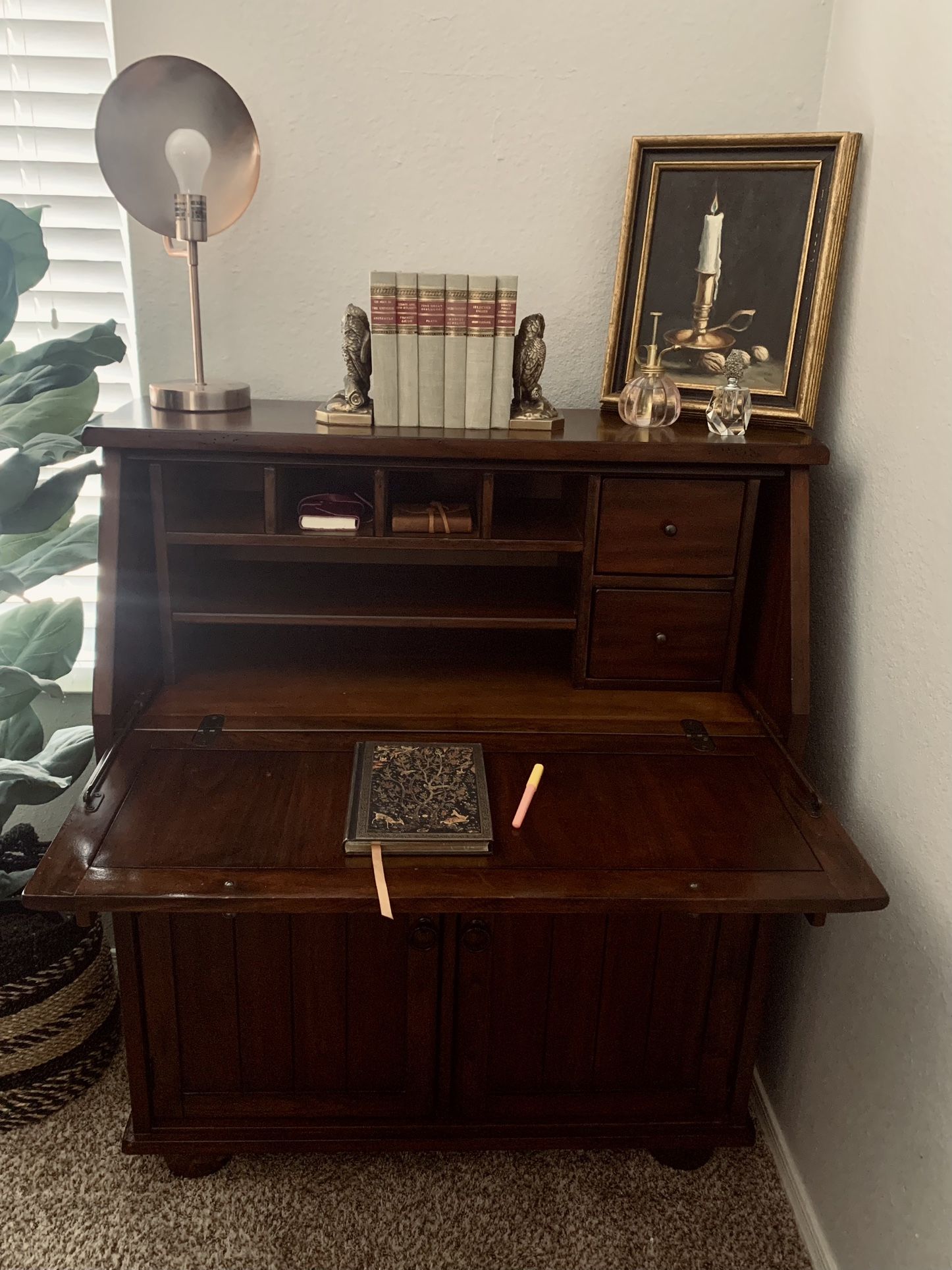 Dark Academia Desk