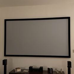 110” Silver Screen Projection Screen