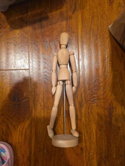 IKea Wooden Artist Mannequin Figure with Stand