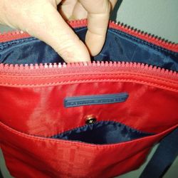 Red Tommy Hilfiger Medium Crossover Bag (Signature Valentine's Bag)