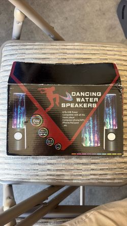 Dancing water speakers