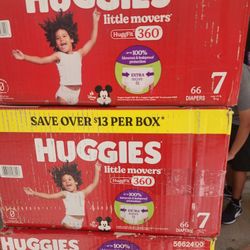 Huggies 7 $35 Each Box.