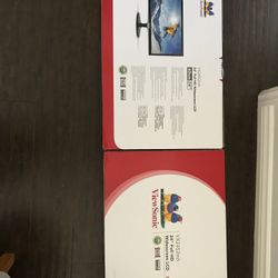 2 x Brand New Viewsonic 24” full HD LCD Monitors
