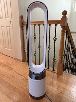 Dyson Purifier Cool PC1, HEPA Air Purifier Tower Fan, App, 350° oscillation, 10 levels, bladeless (White)