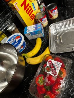 strawberry banana pudding