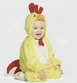 Halloween Costumes Dress up Hyde & Eek Baby Kids Plush Chicken Costume 0-6M NEW
