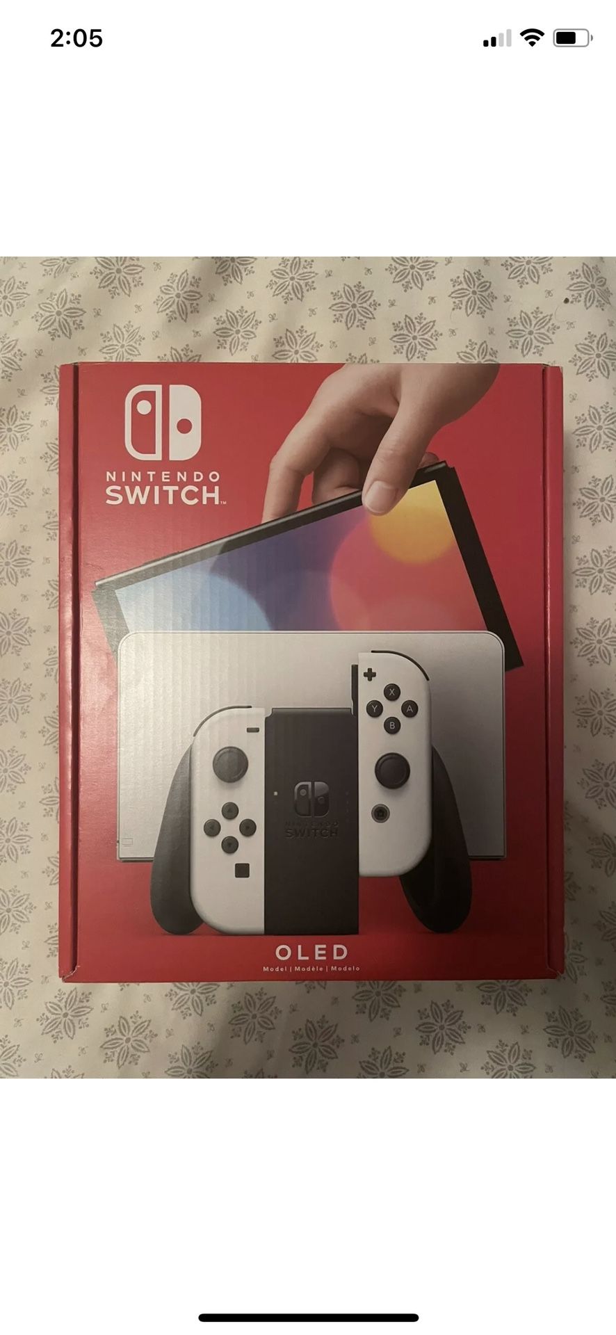 Brand New Nintendo Switch OLED White Joycon 