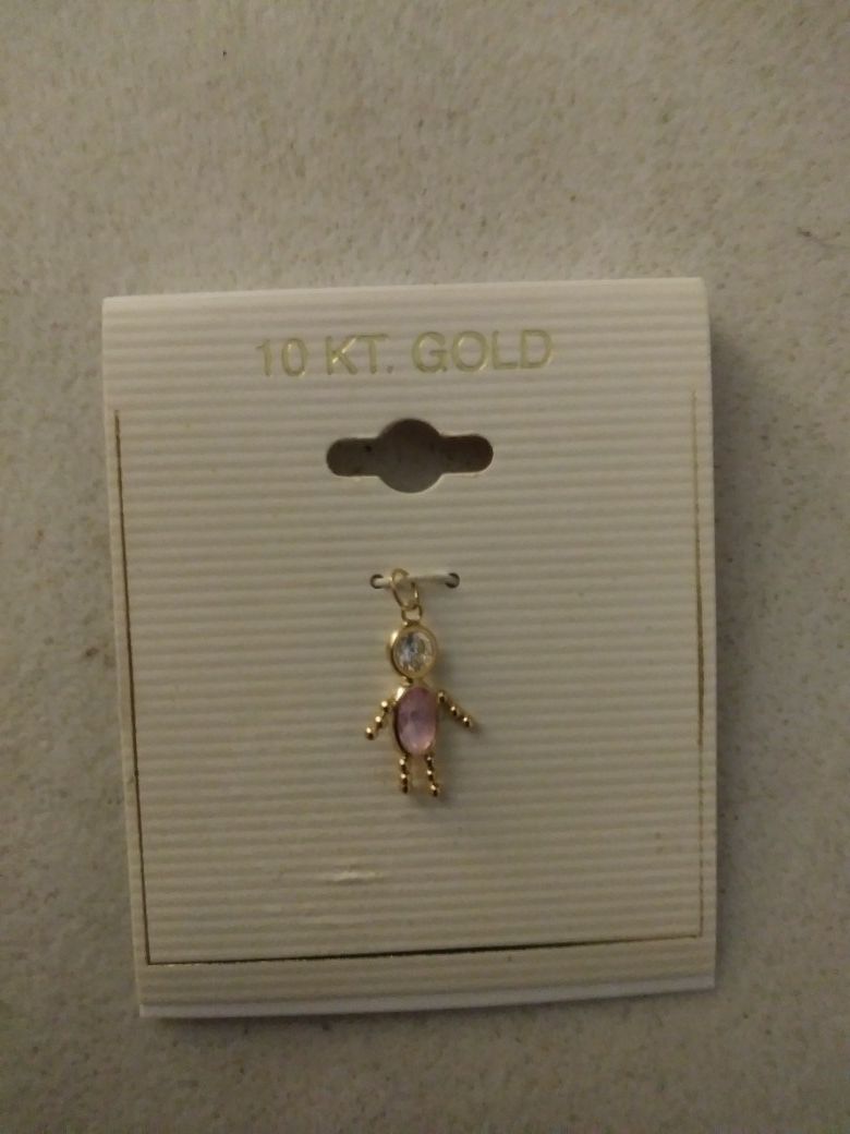 10 karat gold charm
