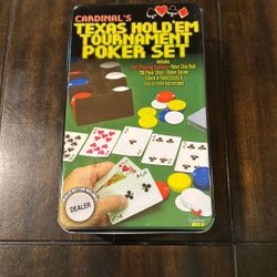 Texas Hold'em Tournament Poker Set