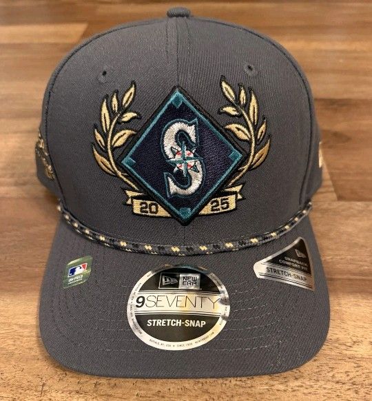 Seattle Mariners New Era 2025 ALDS Champions 9SEVENTY Snapback Hat In Hand