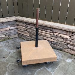 #106 Umbrella Stand On Wheels