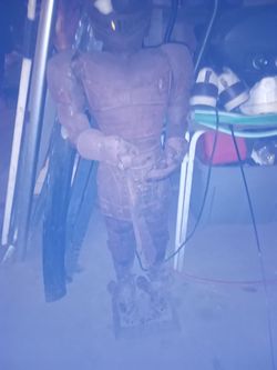 Coletibal tin knight 3or 4 foot tall