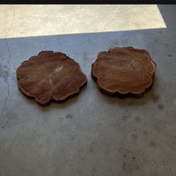 Coffee Table Cedar Discs- Live Edge