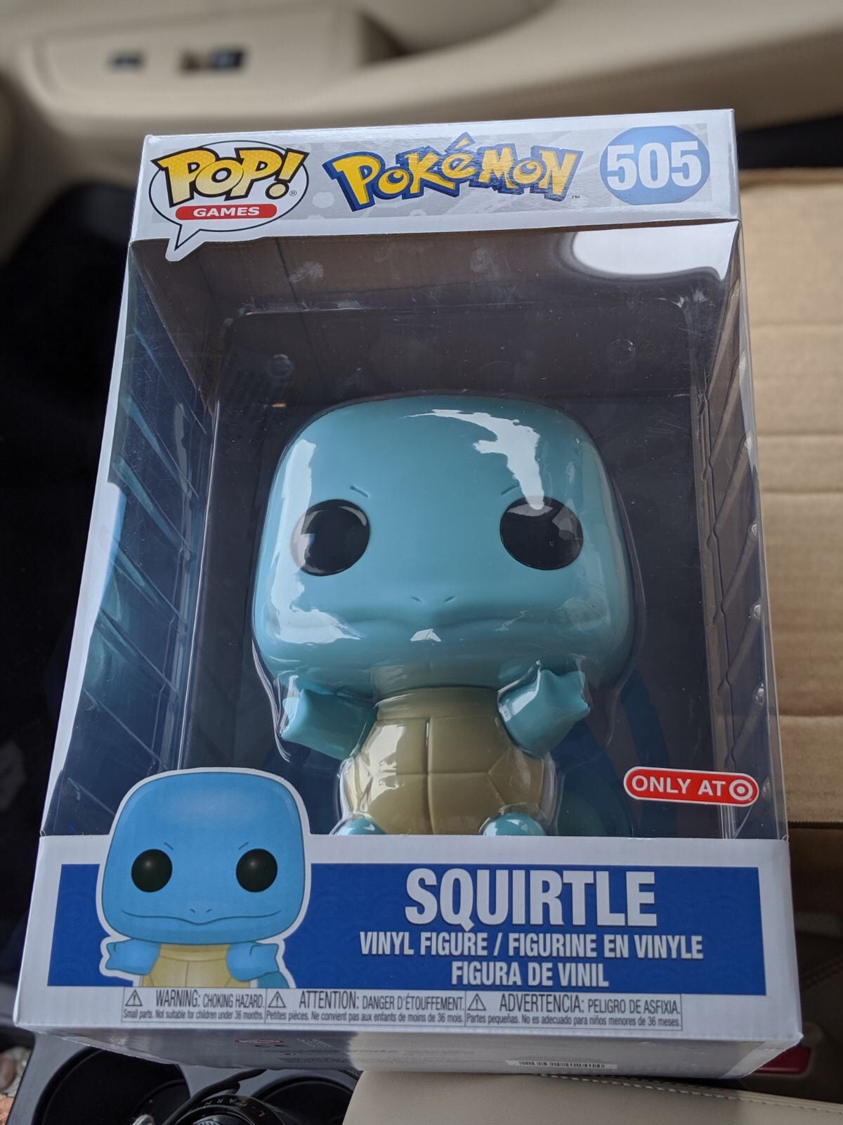 Exclusive Funko Pop! 505 Pokemon 10 inch Squirtle