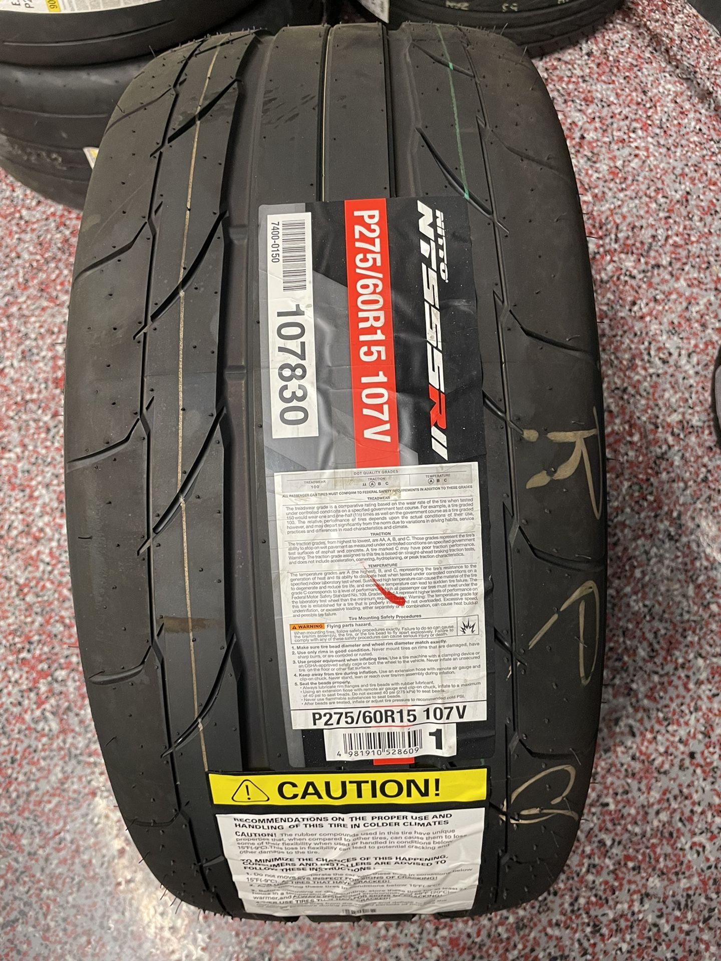 NITTO NT555RII 275/60R15 $225 EACH NEW SLICKS 275/60/15 DRAG RADIALS 275/60ZR/15 RACE COMPETITION TIRES