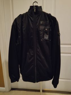 All Black Coogi 1969 Full Zip Jacket