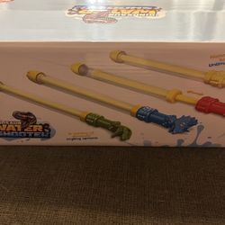 20 Dinosaur Water Guns Pool Toys Super Water Soaker Summer Toys for Kids Pool Idea Squirt Gun Outdoor Beach Backyard Game (20 Dinosaurs)