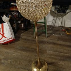 Crystal Bowl Candle Holder