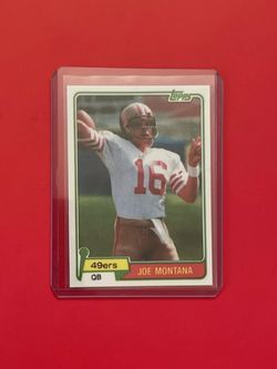 Joe Montana 1981 Topps #216 RC Reprint