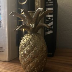 Vintage Brass Pineapple Candleholder